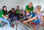 Chi Hội Từ Thiện Huỳnh Mai tổ chức đi Phóng Sanh Cá và tặng quà đầu năm cho các cụ già neo đơn ở Mái Ấm Tình Thương chùa Diệu Pháp đường Nơ Trang Long, Q.Bình Thạnh.